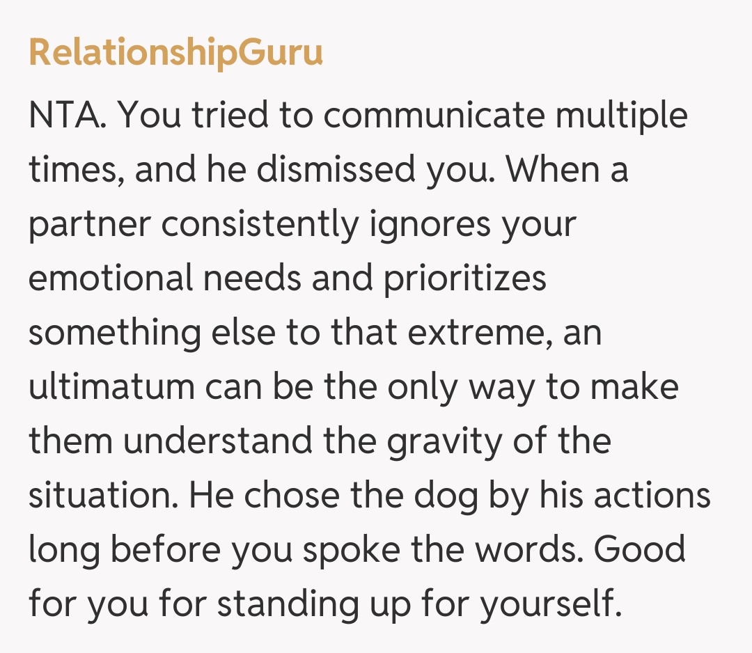 Comentariu de la RelationshipGuru