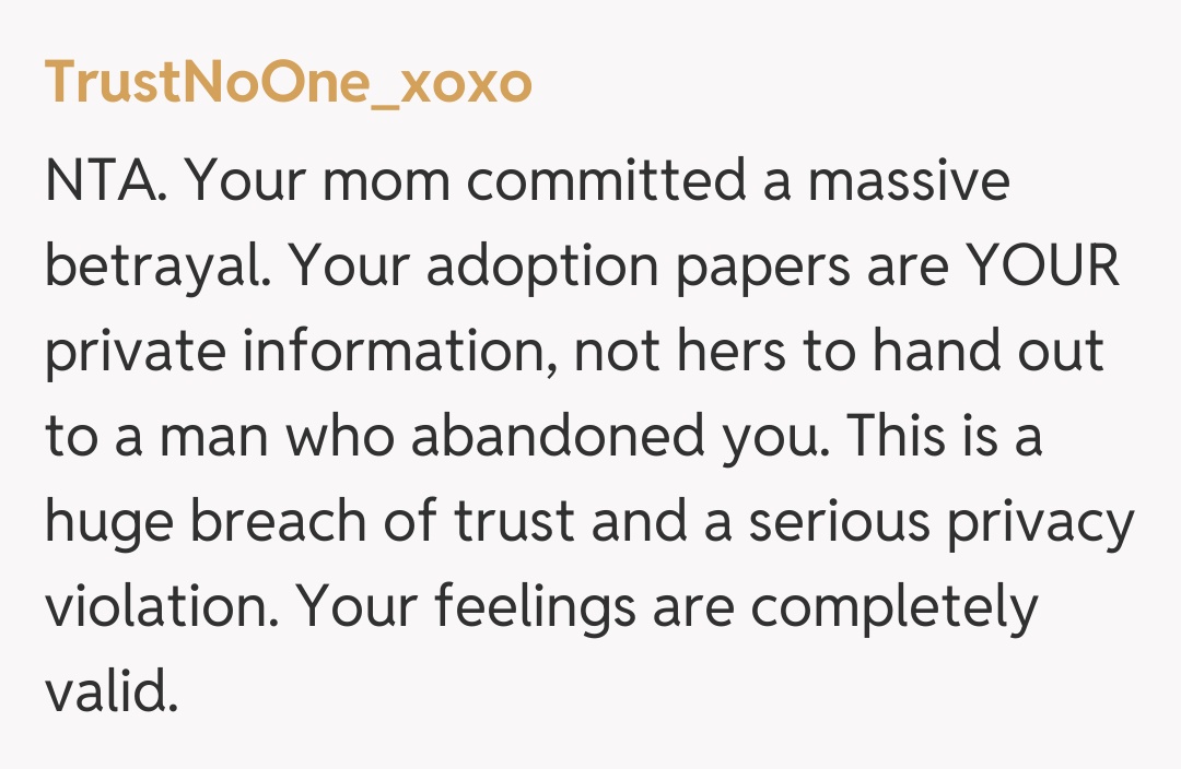 Comentariu de la TrustNoOne_xoxo