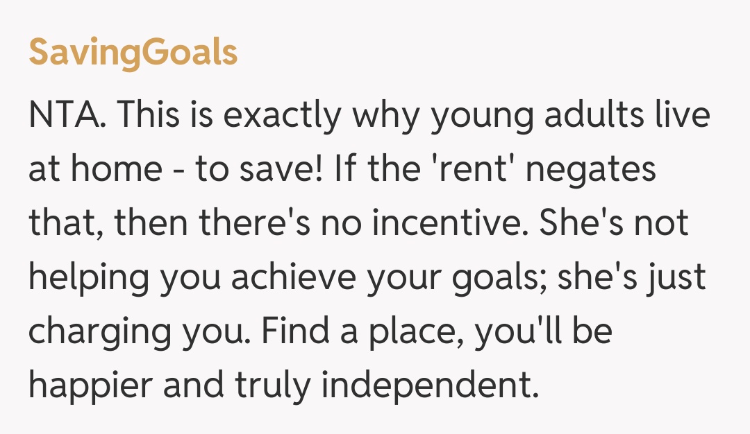 Comentariu de la SavingGoals