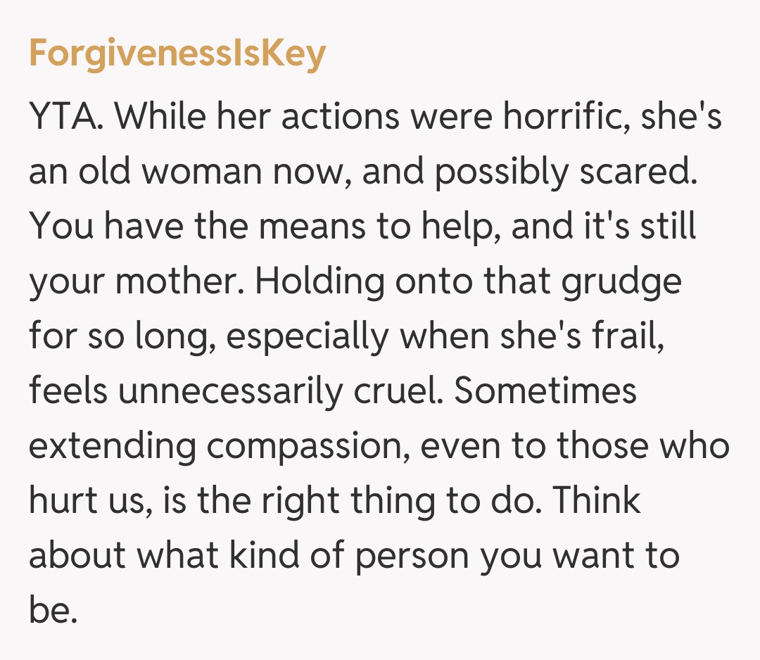 Comentariu de la ForgivenessIsKey