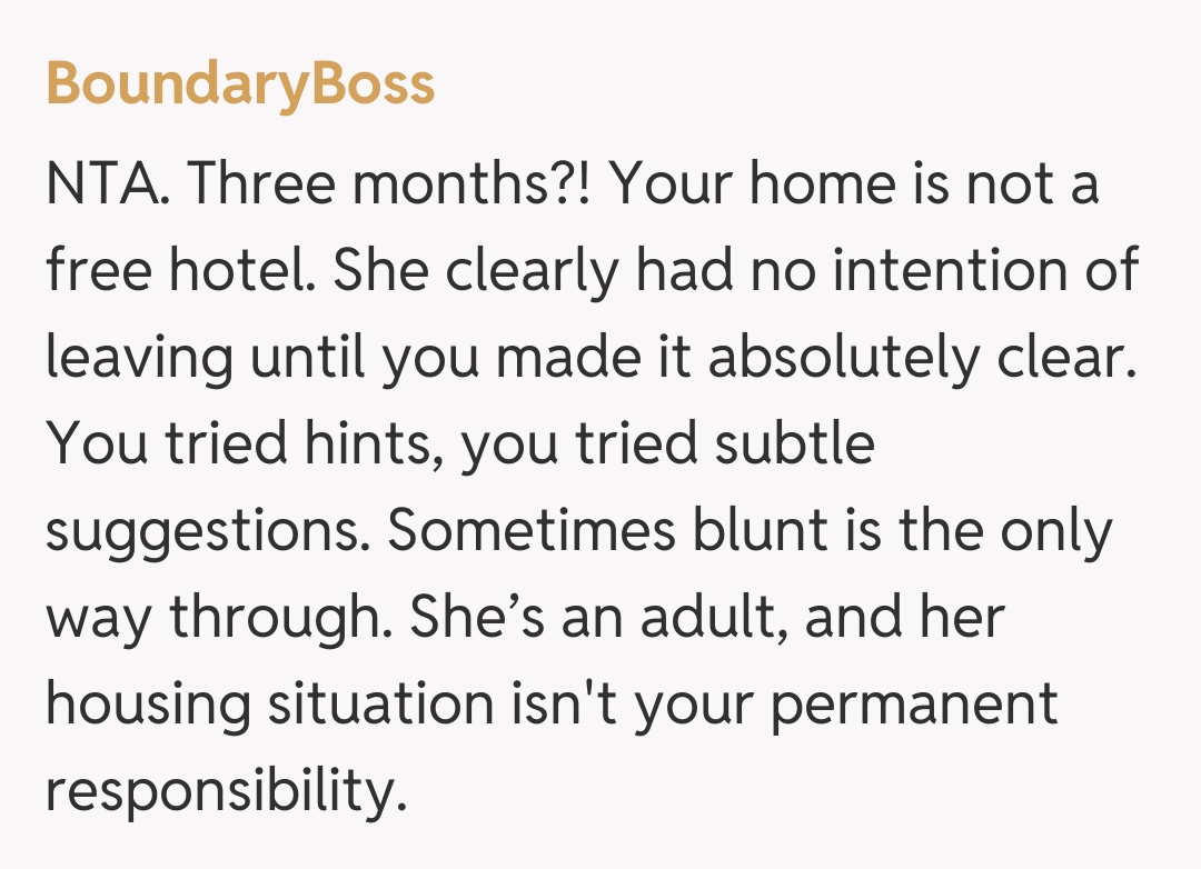 Comentariu de la BoundaryBoss
