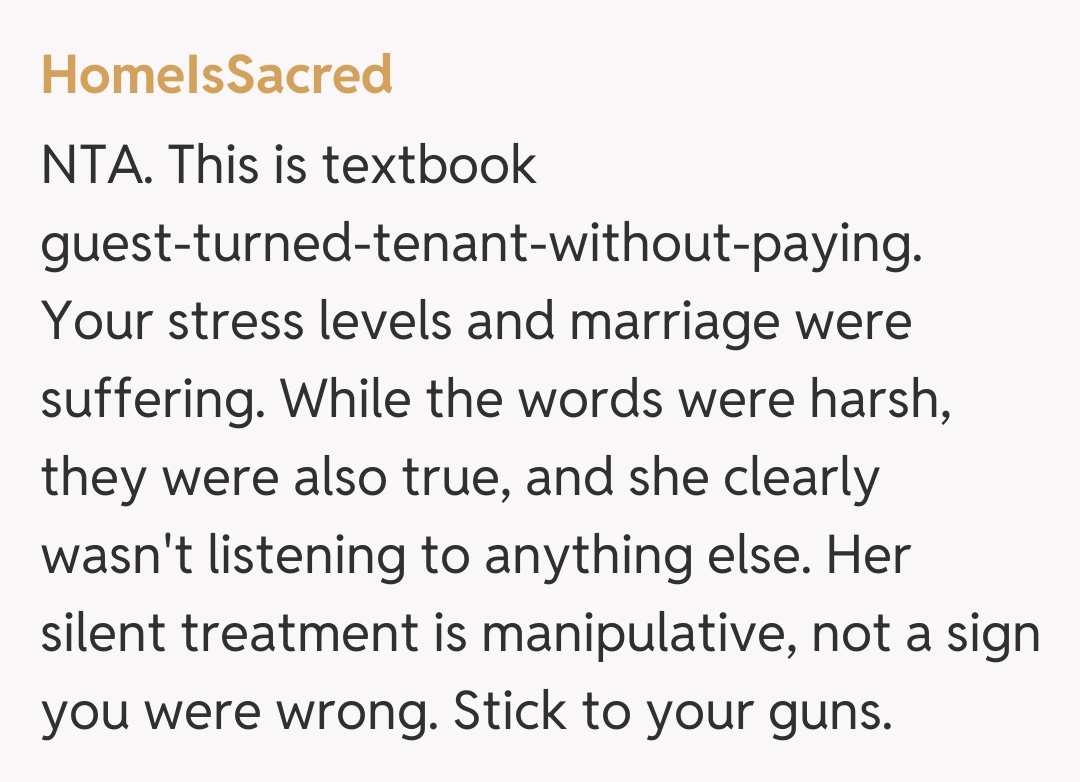 Comentariu de la HomeIsSacred