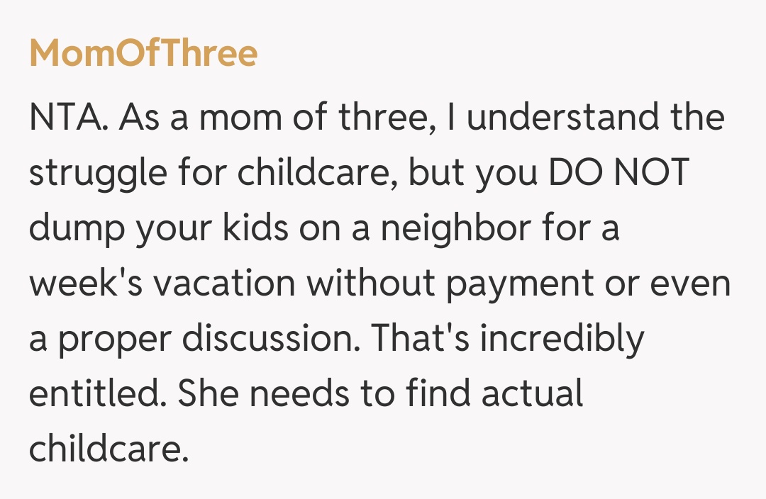 Comentariu de la MomOfThree