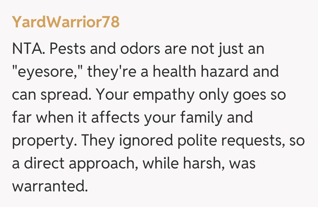 Comentariu de la YardWarrior78