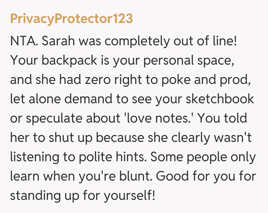 Comentariu de la PrivacyProtector123