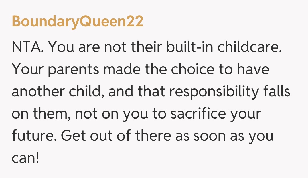 Comentariu de la BoundaryQueen22