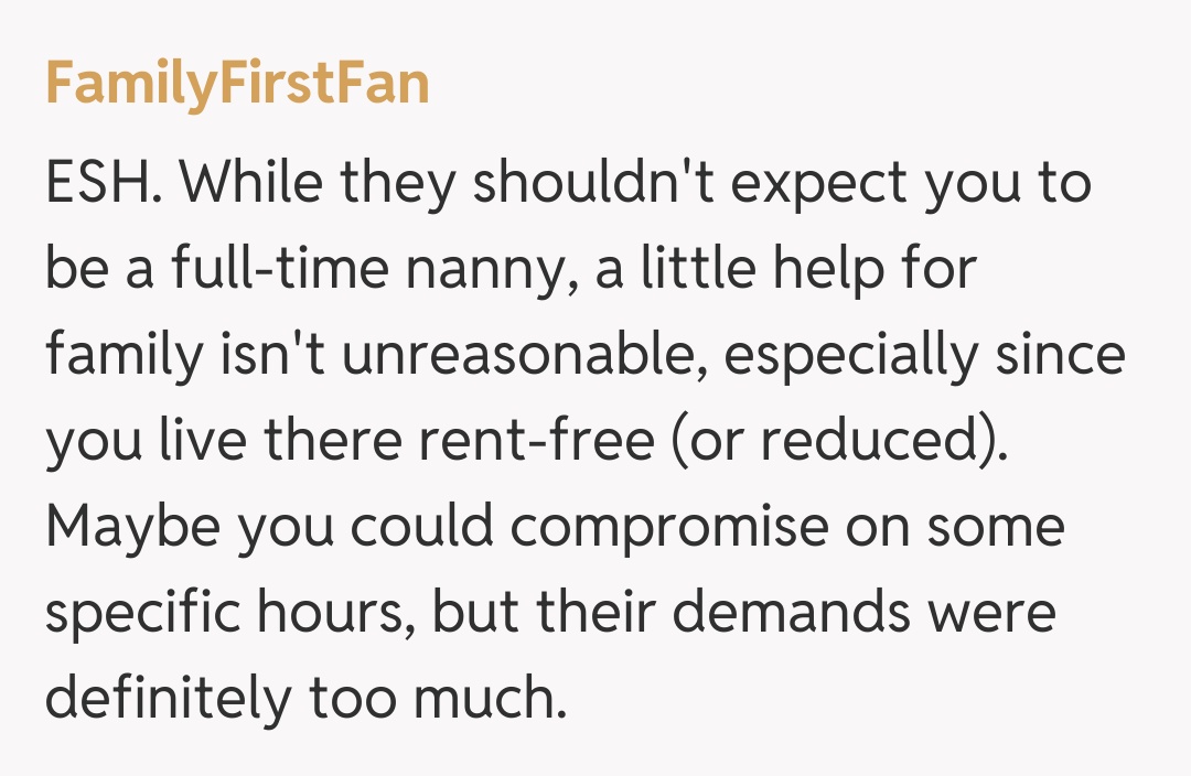 Comentariu de la FamilyFirstFan
