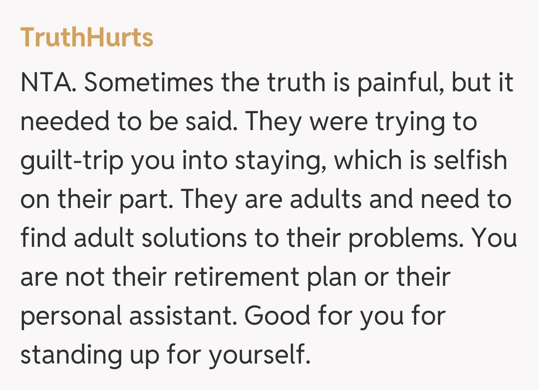 Comentariu de la TruthHurts