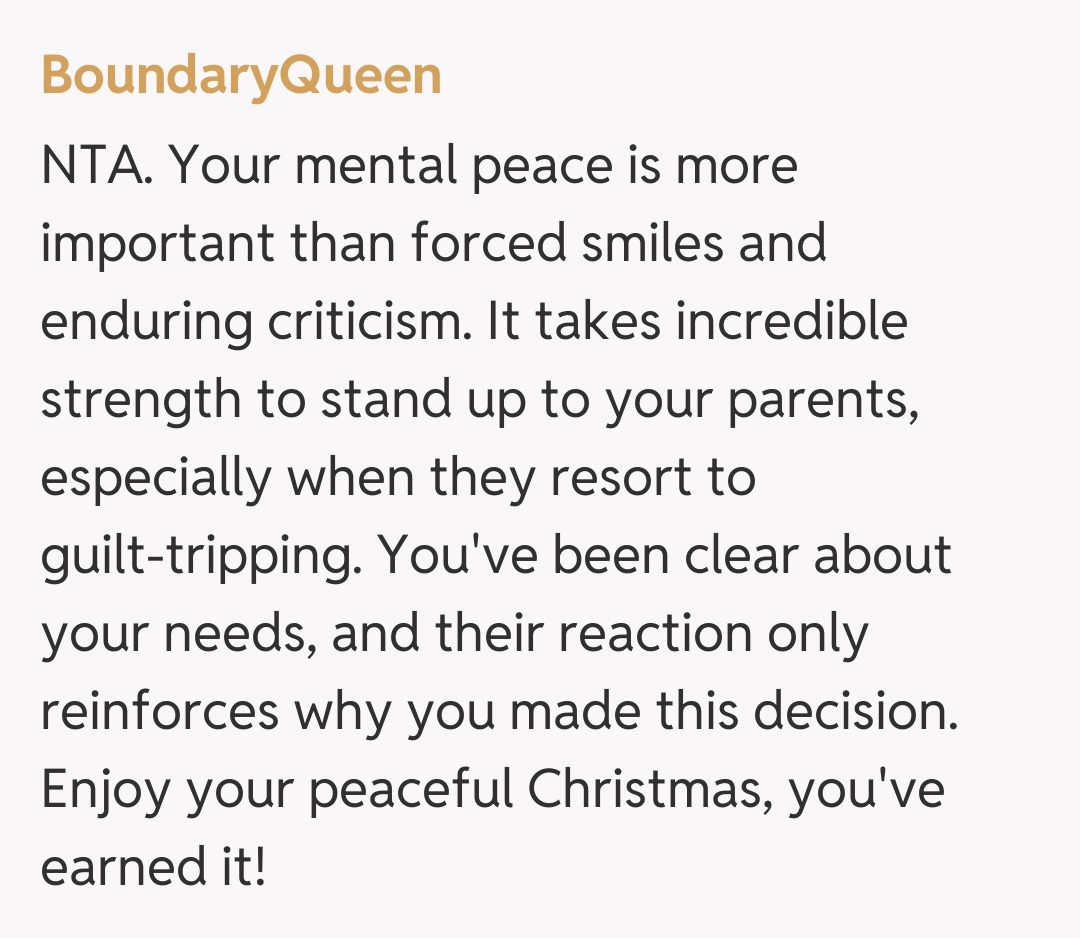 Comentariu de la BoundaryQueen
