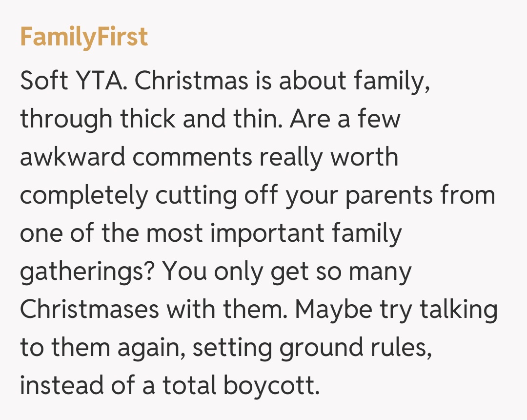 Comentariu de la FamilyFirst