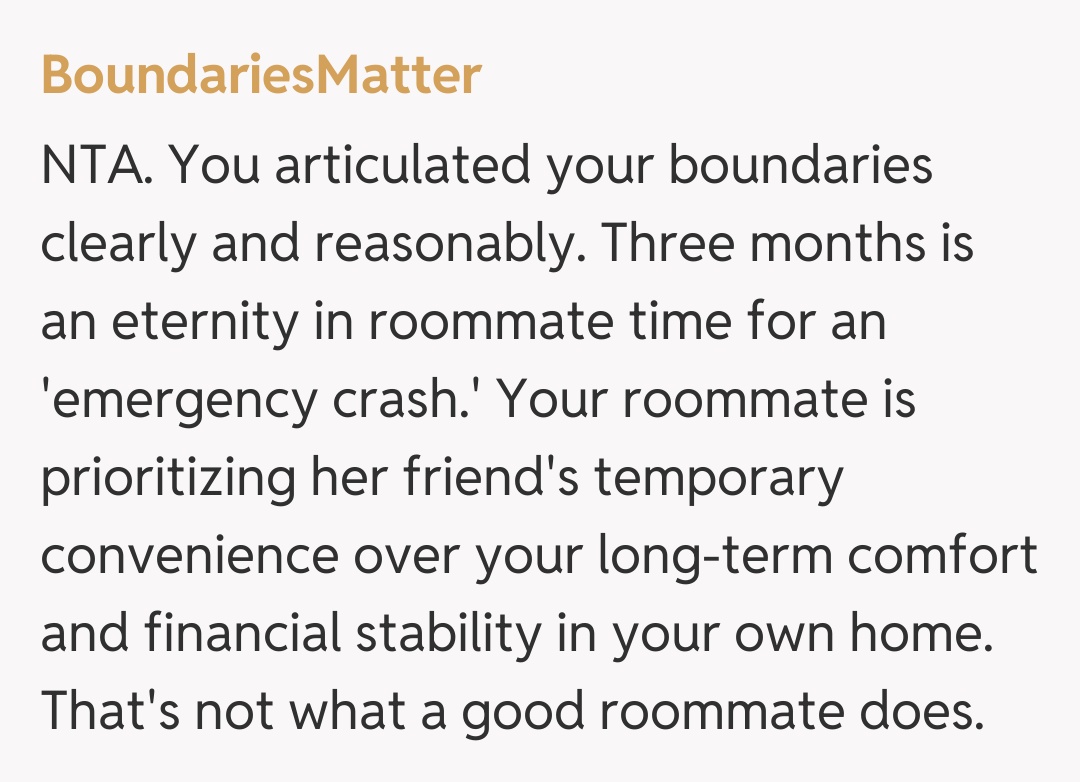 Comentariu de la BoundariesMatter