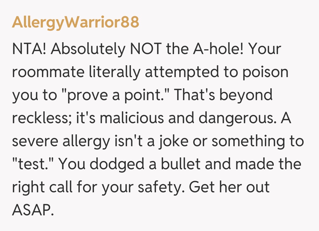 Comentariu de la AllergyWarrior88