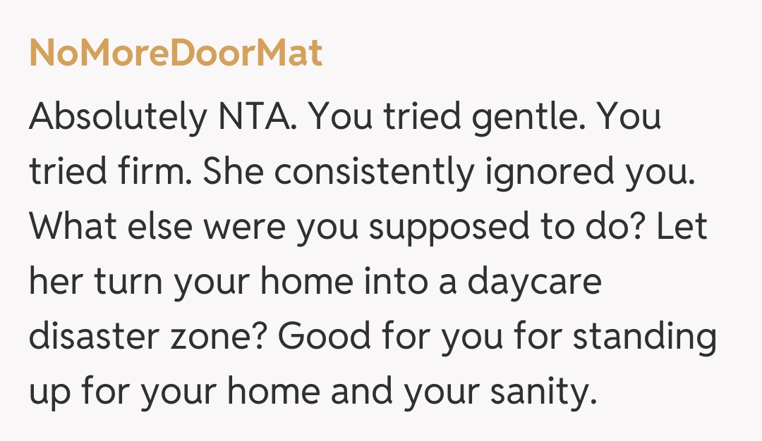 Comentariu de la NoMoreDoorMat