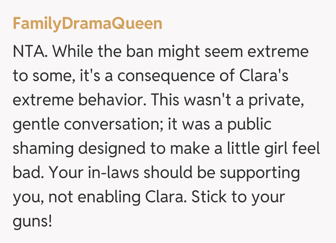 Comentariu de la FamilyDramaQueen