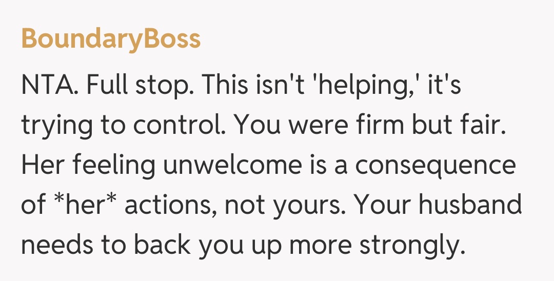 Comentariu de la BoundaryBoss