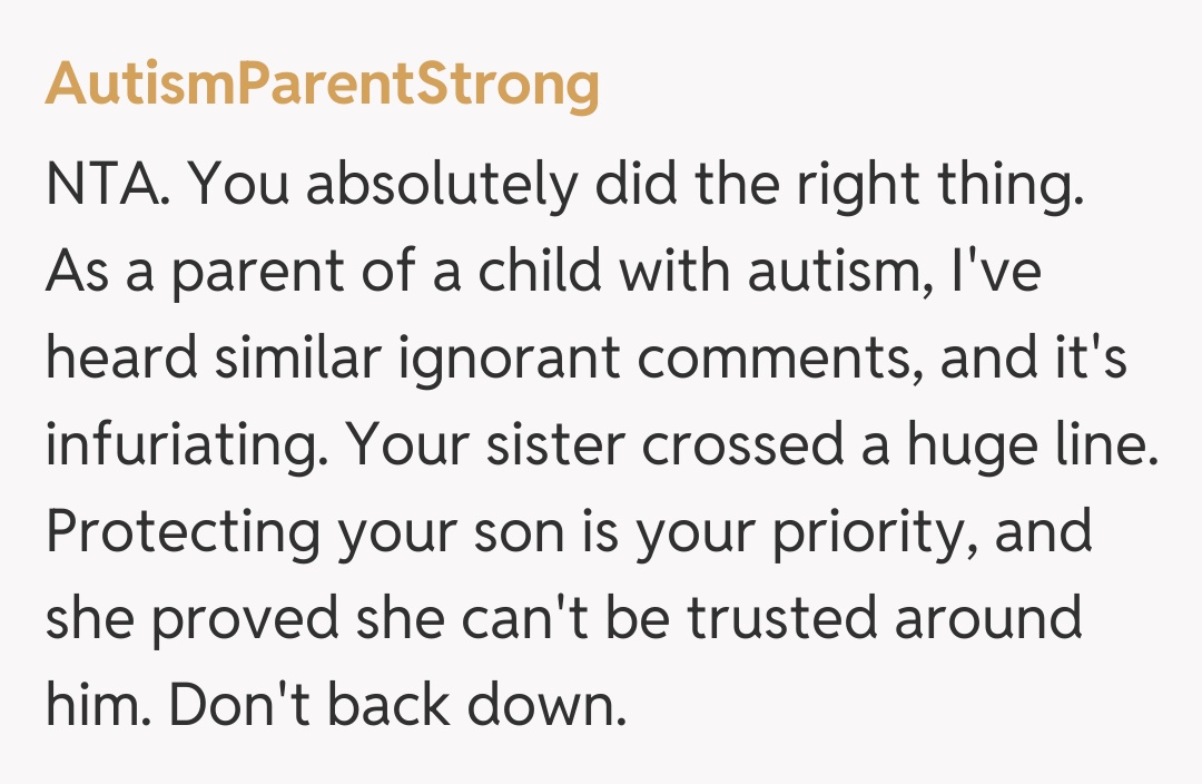 Comentariu de la AutismParentStrong