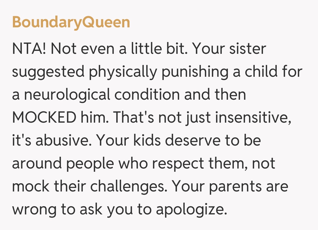 Comentariu de la BoundaryQueen