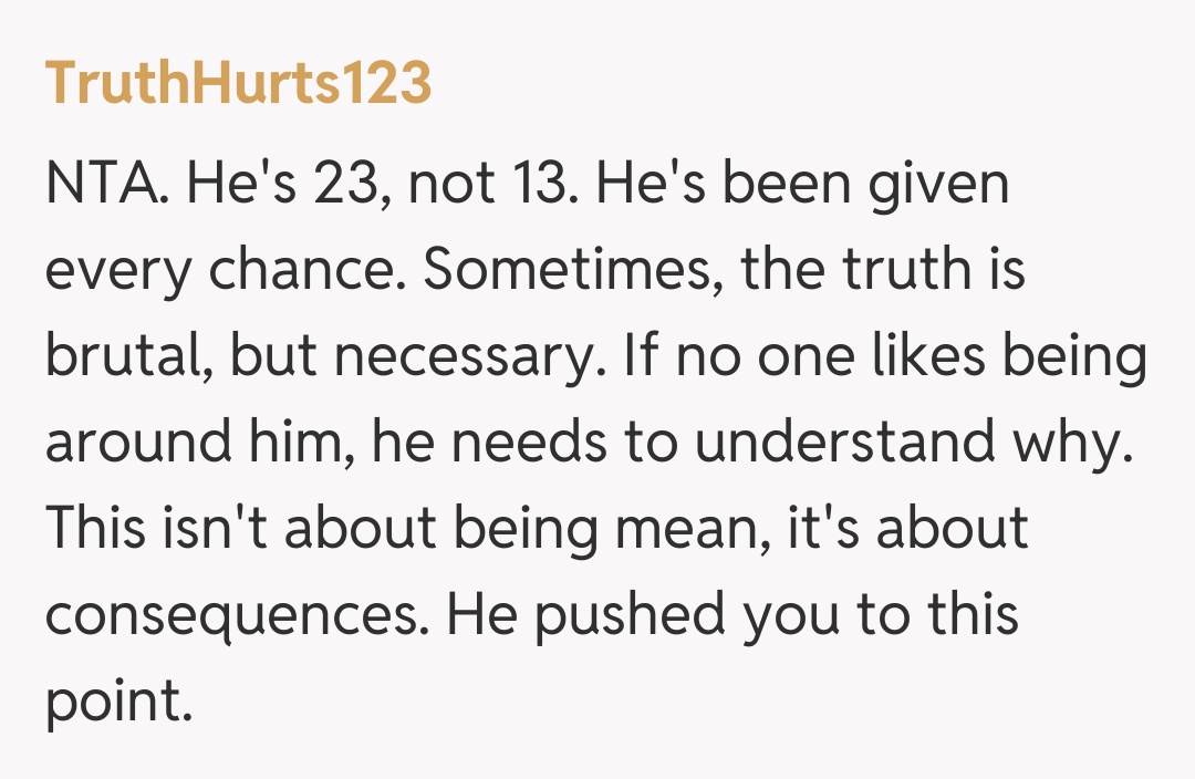 Comentariu de la TruthHurts123