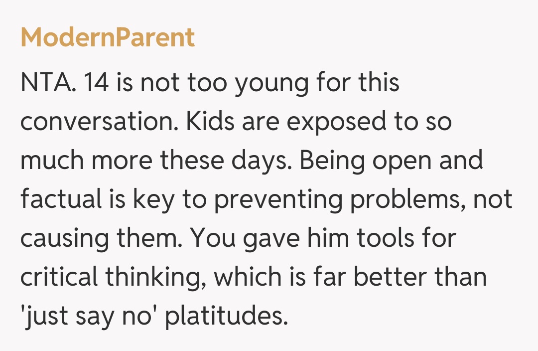 Comentariu de la ModernParent