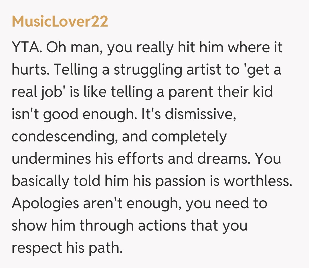 Comentariu de la MusicLover22