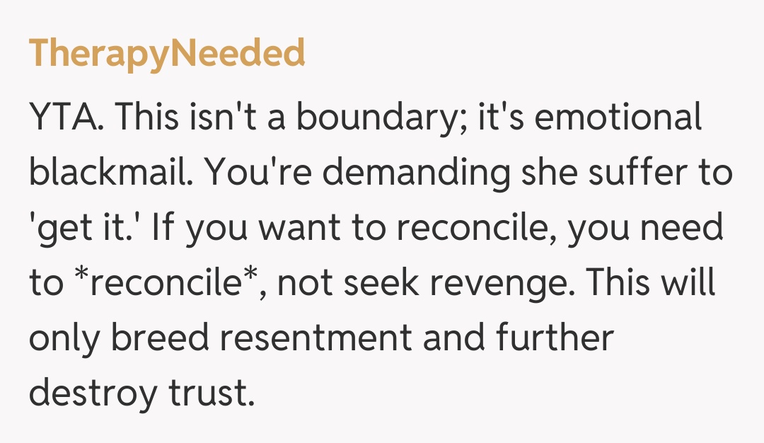 Comentariu de la TherapyNeeded