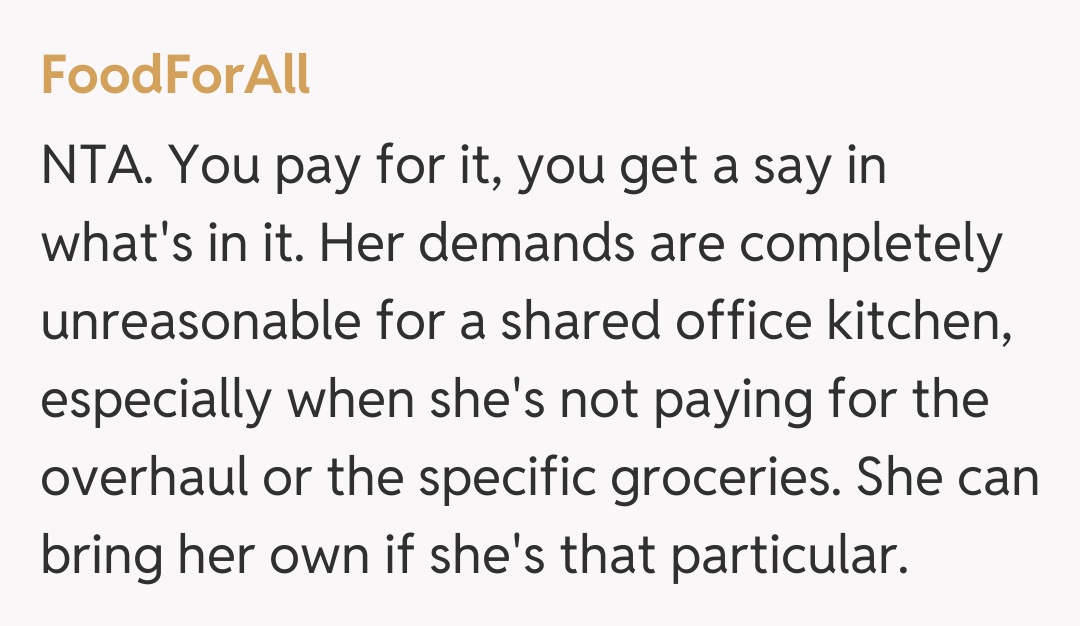 Comentariu de la FoodForAll