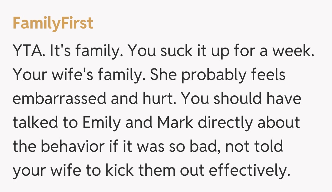 Comentariu de la FamilyFirst