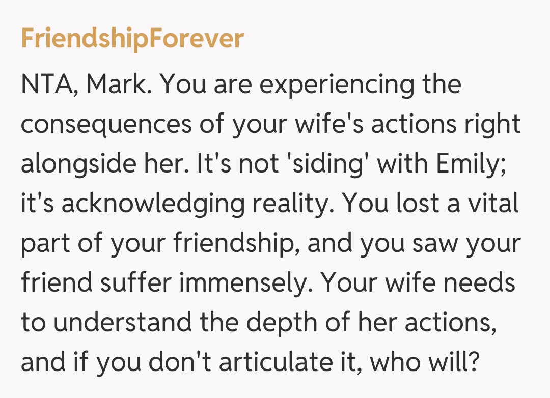 Comentariu de la FriendshipForever