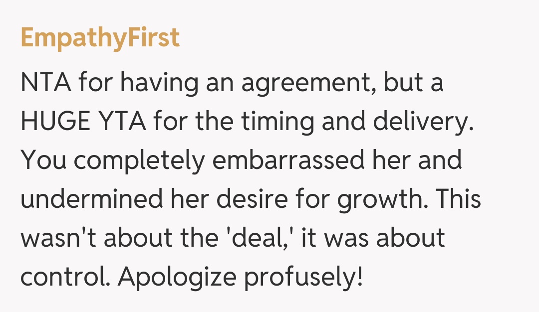 Comentariu de la EmpathyFirst