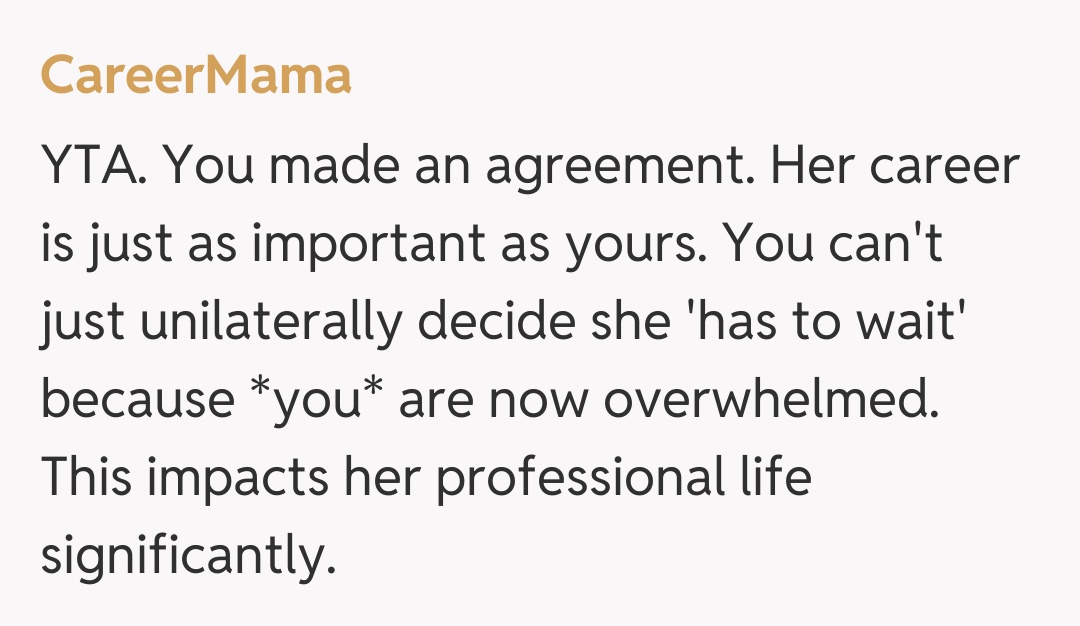 Comentariu de la CareerMama