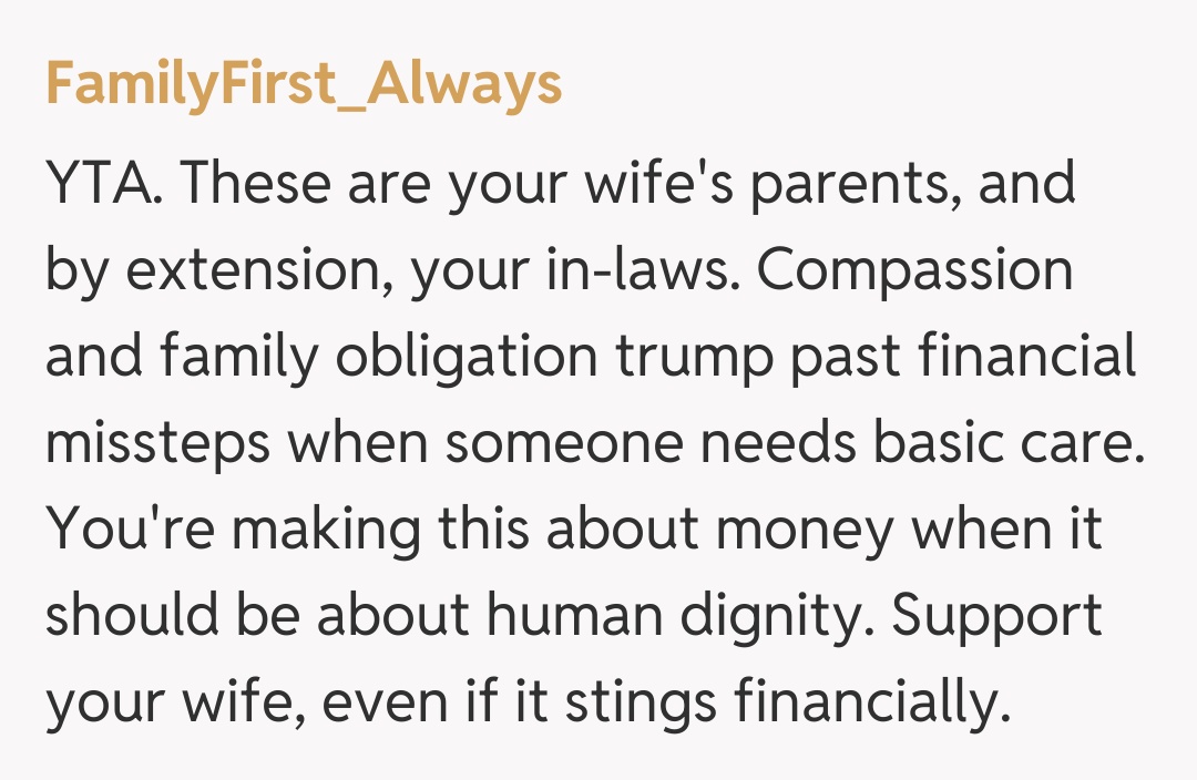 Comentariu de la FamilyFirst_Always