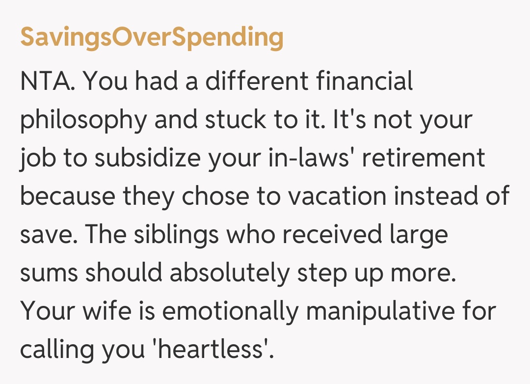 Comentariu de la SavingsOverSpending