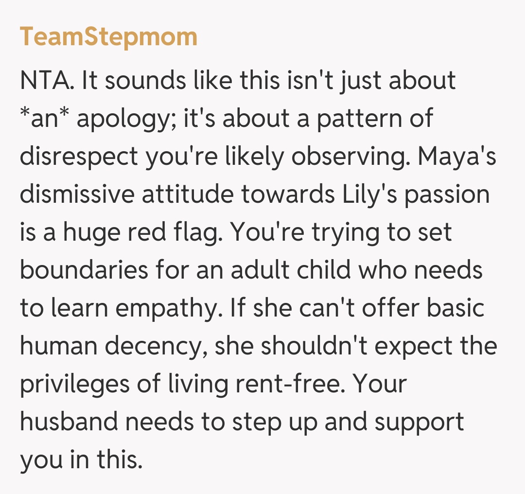 Comentariu de la TeamStepmom