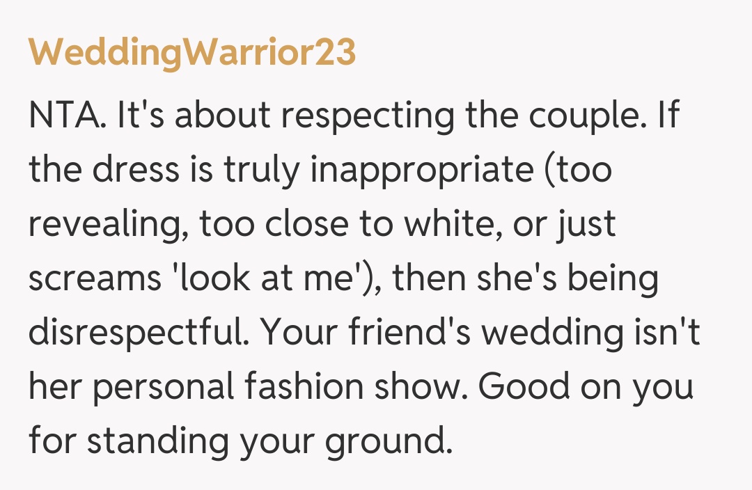 Comentariu de la WeddingWarrior23