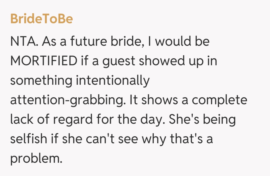 Comentariu de la BrideToBe