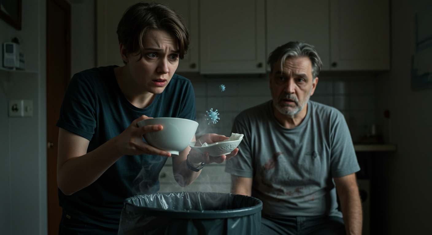 AITA for throwing away a bowl after my sister's boyfriend used it because of his notoriously poor hygiene?