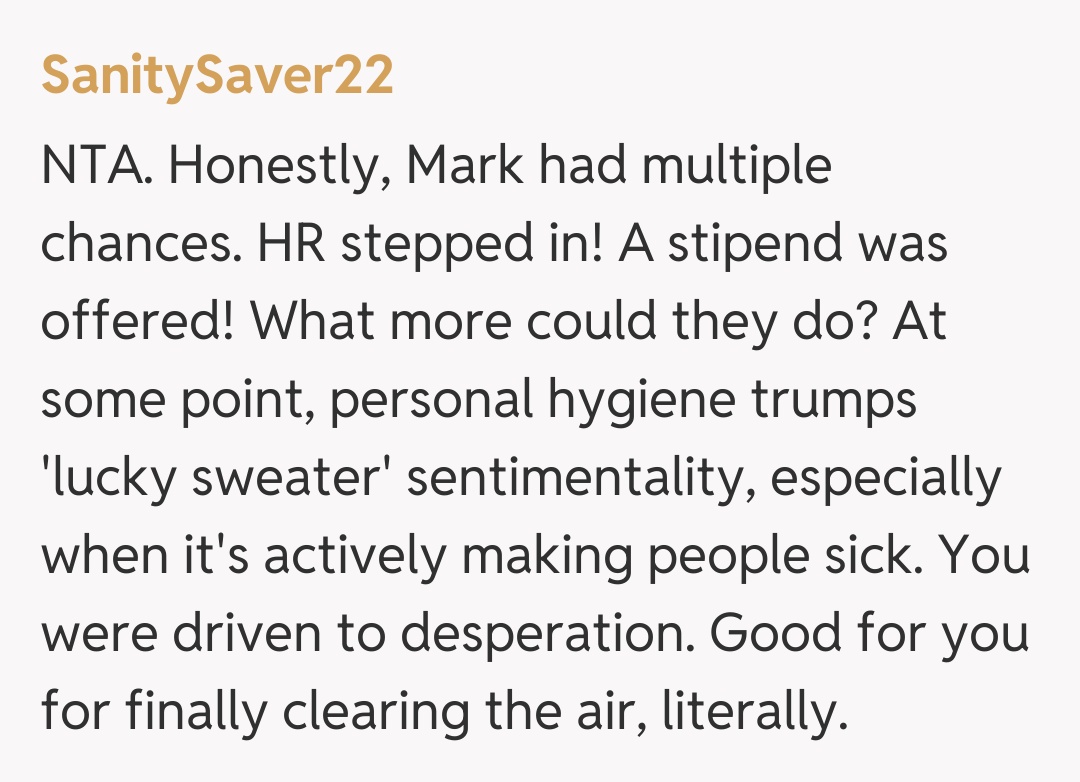 Comentariu de la SanitySaver22