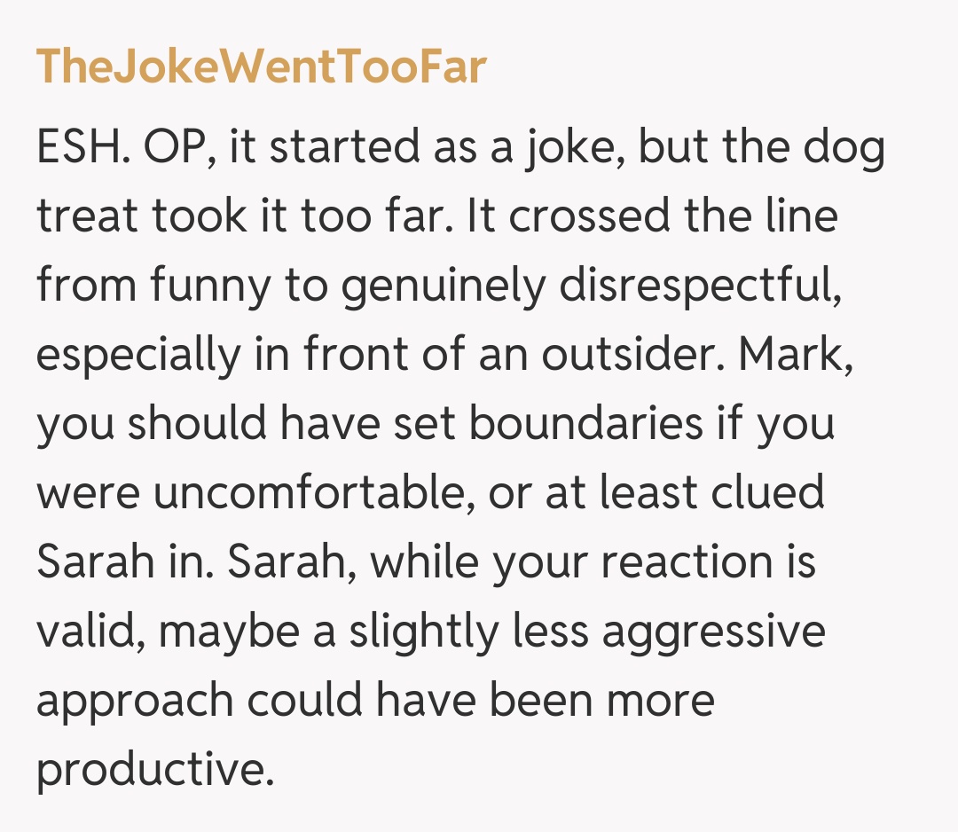 Comentariu de la TheJokeWentTooFar