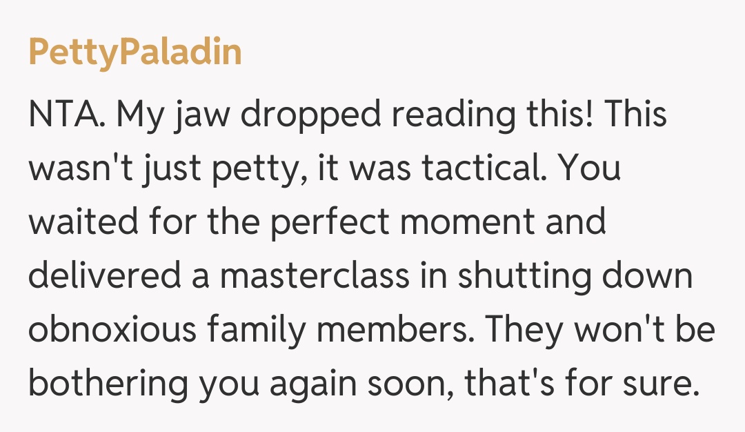 Comentariu de la PettyPaladin