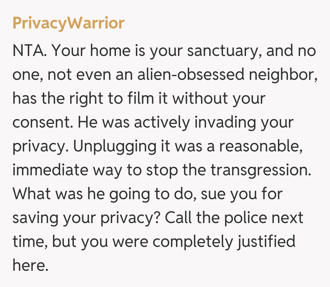 Comentariu de la PrivacyWarrior