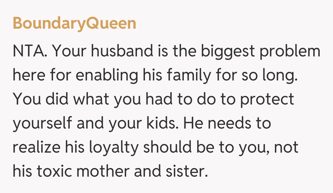 Comentariu de la BoundaryQueen