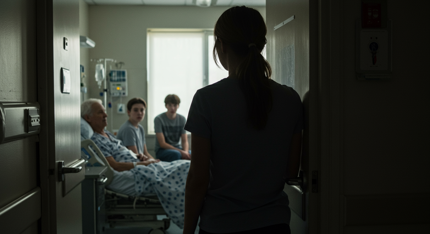 AITA for walking out of my dad’s hospital room after he apologized to everyone but me for abandoning our family?