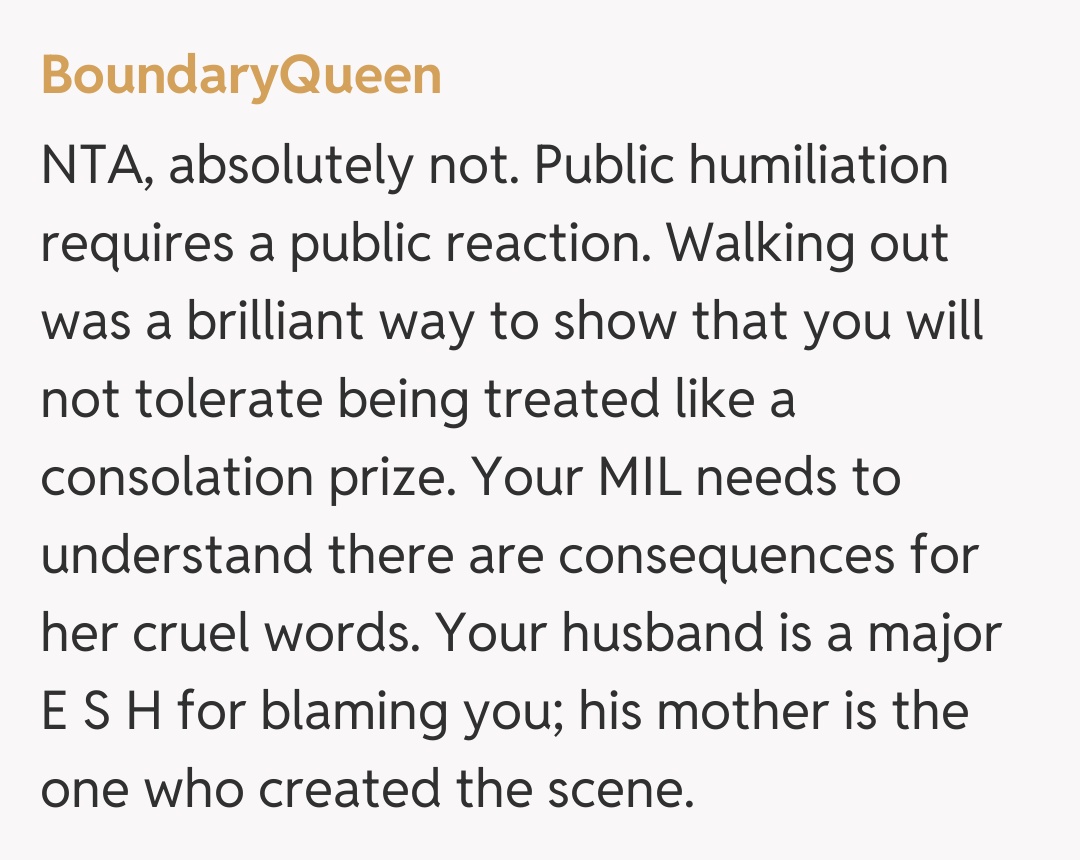 Comentariu de la BoundaryQueen