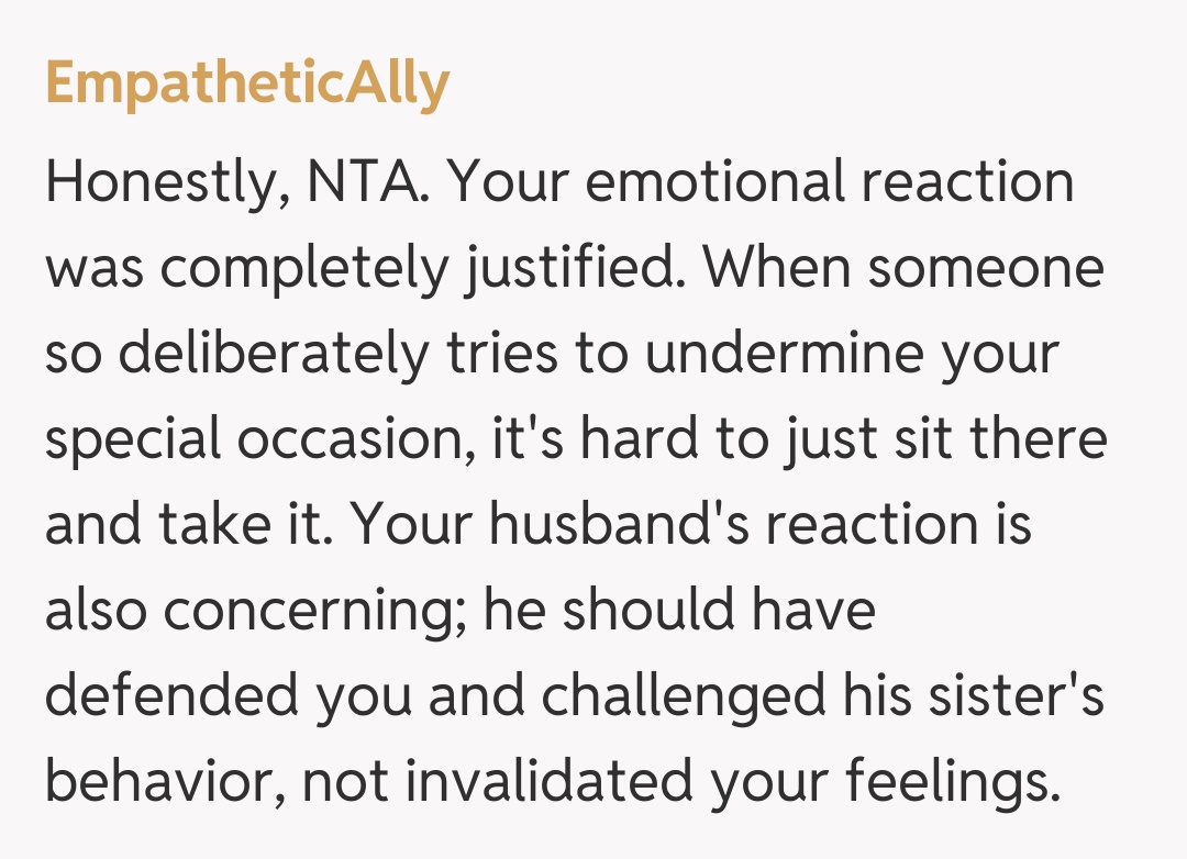 Comentariu de la EmpatheticAlly