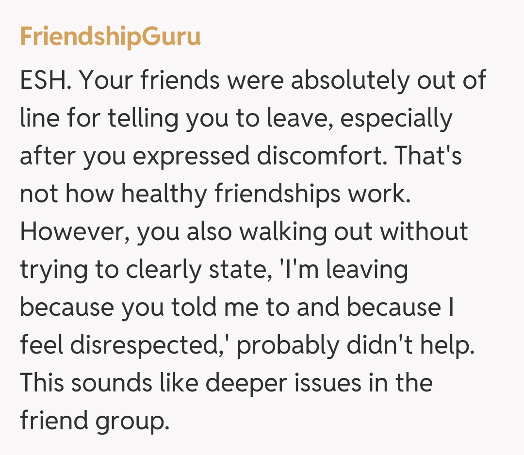 Comentariu de la FriendshipGuru