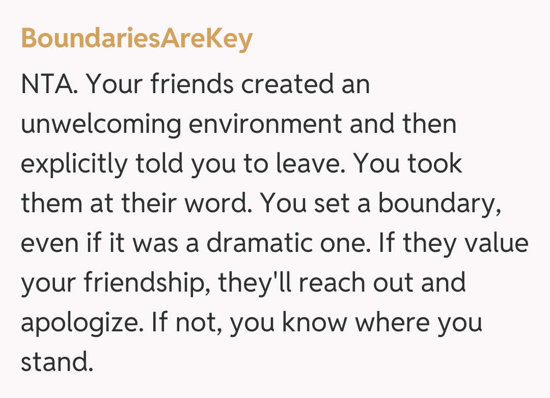 Comentariu de la BoundariesAreKey