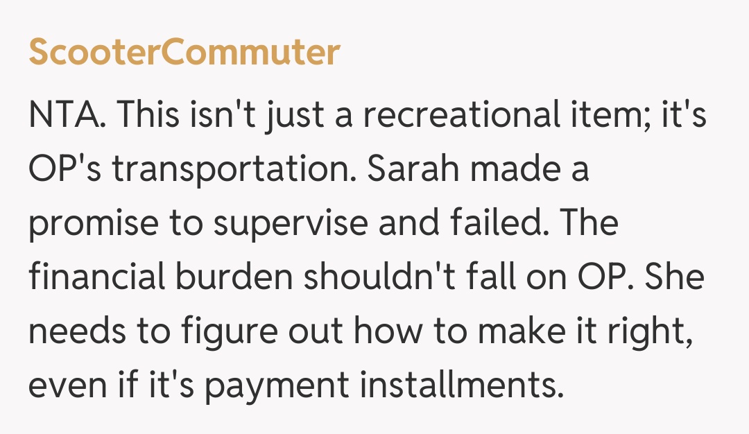 Comentariu de la ScooterCommuter