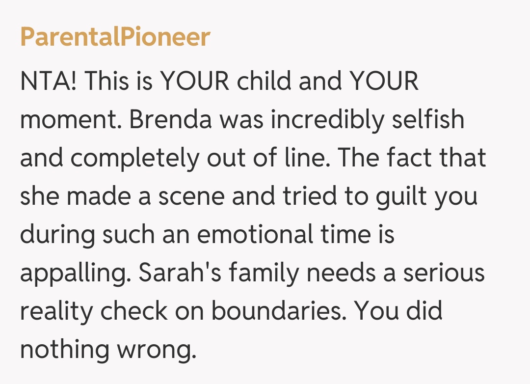 Comentariu de la ParentalPioneer