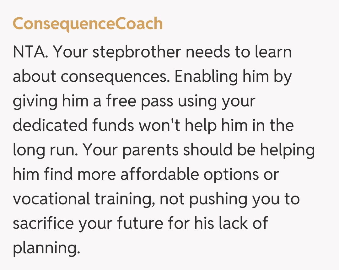 Comentariu de la ConsequenceCoach