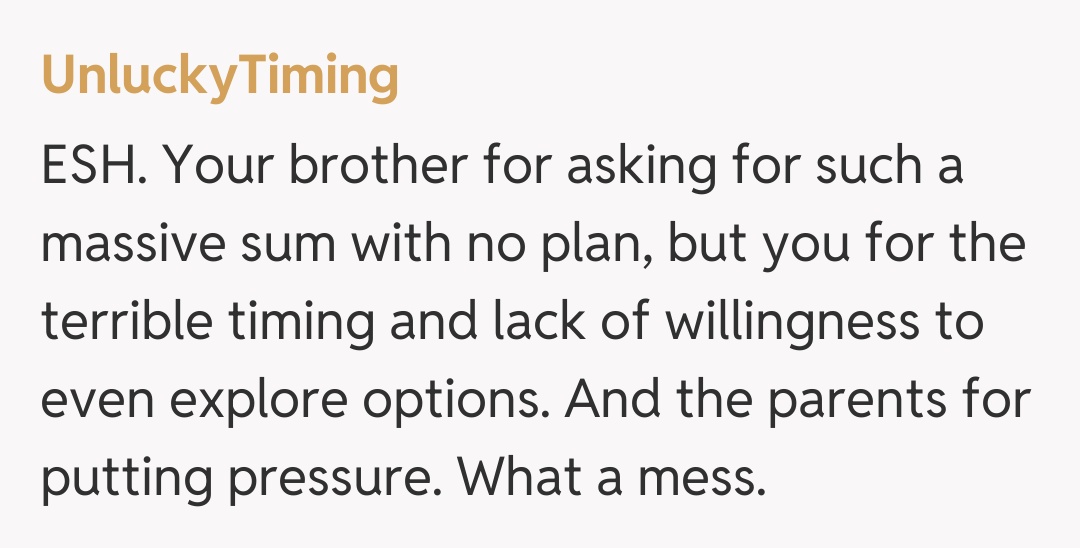 Comentariu de la UnluckyTiming